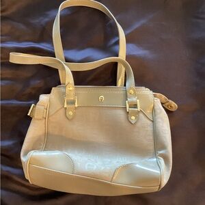 Etienne Aigner Cream Shoulder Bag